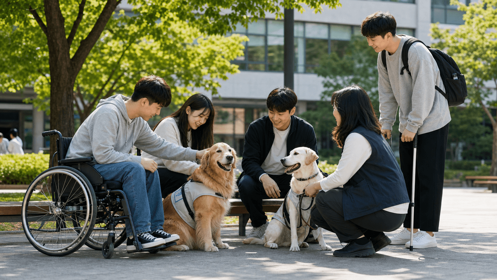 건국대학교 장애학생들이 치유견과 보낸 하루 — 모노라 편집부 codex hero